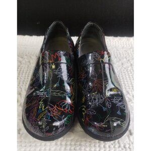 Dansko Women's Black/Multicolor Shoes/Clogs/Slip-ons Size 38 SKU2680